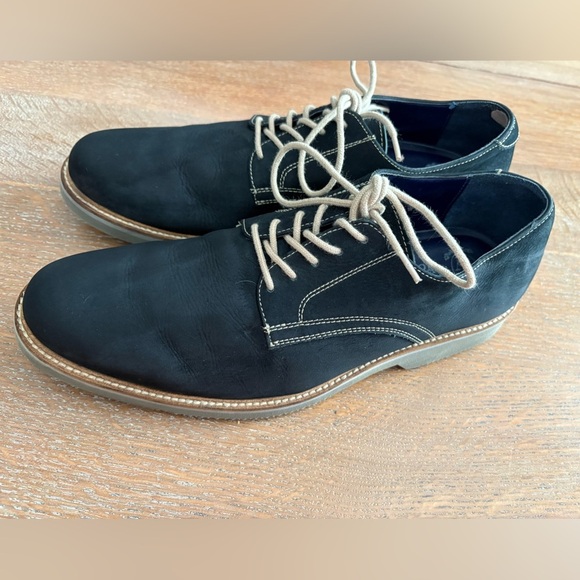 Wallin Bros Dark Navy Dress Shoes Men”s size 10.5 - Picture 3 of 7